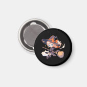 Heks Halloween Magneet (Voorkant / Achterkant)