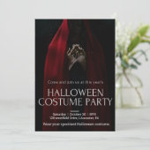 heks | Halloween Nachtfeest Uitnodiging (Staand voorkant)