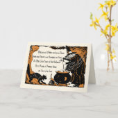  heks Halloween Party Invitation Kaart (Gele Bloem)