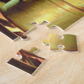 Heks Halloween Pin-Up Legpuzzel (Zijkant)