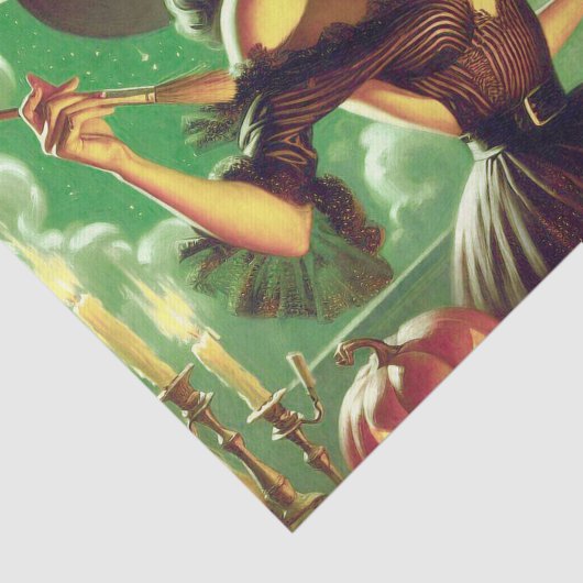  Heks Halloween Pin-Up Tissuepapier (Detail)