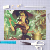  Heks Halloween Pin-Up Tissuepapier (Craft)