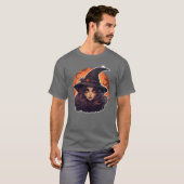 Heks Halloween Schattigee vrienden T-shirt (Voorkant volledig)