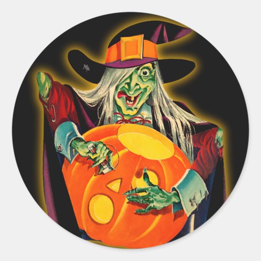  heks Halloween Sticker (Voorkant)