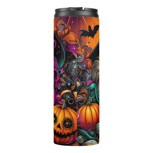 Heks Halloween Tumbler Thermosbeker (Achterkant)
