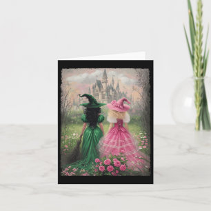 Heks Halloween Vibes Salem Witch Craft Halloween Kaart