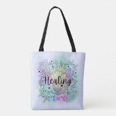 Heks Healing Touch: betoverend design Tote Bag (Achterkant)