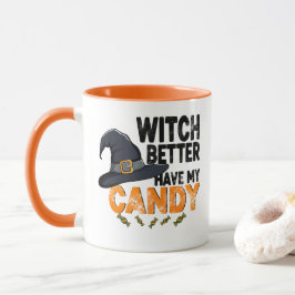 Heks, heb mijn snoepgoed Halloween Mok
