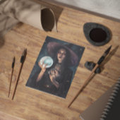 Heks Hilde Blank Wenskaart Kaart