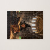 Heks in de bibliotheek legpuzzel (Horizontaal)