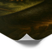 Heks in de ketel – Magie en chaos opwekken Poster (Hoek)