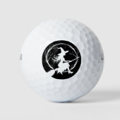 Heks in de vlucht golfballen (Voorkant)