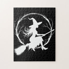 Heks in de vlucht puzzel