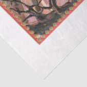 heks in Moonlight met zwarte kat Tissuepapier (Detail)