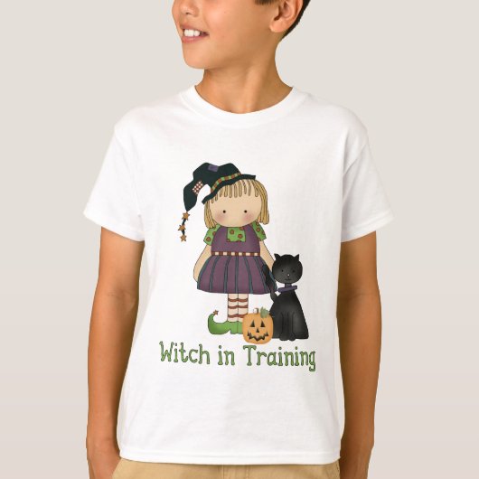 Heks in Training Halloween Kind Sweatshirt (Voorkant)