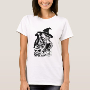 Heks Kat en Skulls Wicked T-shirt