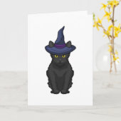 Heks Kat Kaart (Gele Bloem)