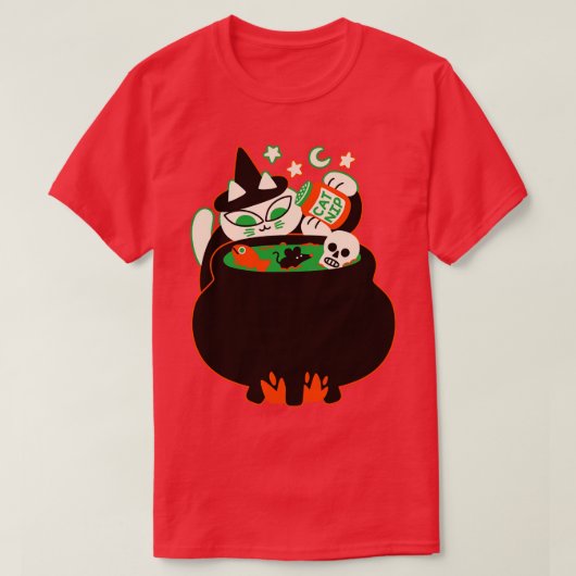 Heks Katten Geheim Ingrediënt T-shirt (Design voorkant)