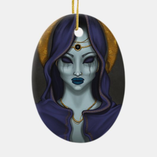 heks keramisch ornament (Achterkant)