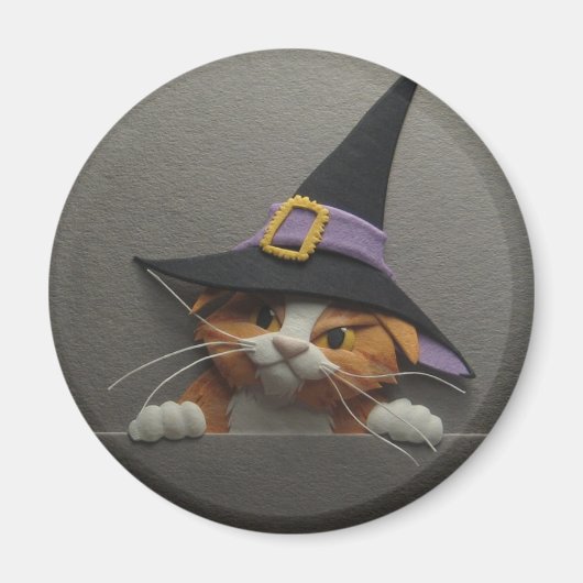 Heks Kitten Magnet (Voorkant)
