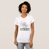 Heks, kom op! t-shirt (Voorkant volledig)