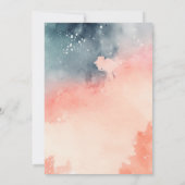 Heks Konijn Herfst Pompoen Halloween Kaart (Achterkant)