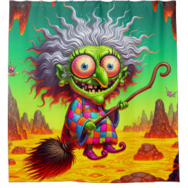 Heks Kunst Douchegordijn
