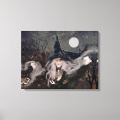 Heks Kunst/Fantasie Heksen/Drie Heks Zusters Canvas Afdruk (Voorkant)