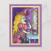 HEKS LIPSTICK, PARFUM & NAGELLAK, GRAPPIG SCHATTIG FEESTDAGENKAART (Voorkant)