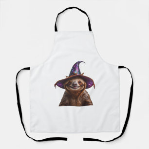 Heks Luiaard Halloween snoep of een poets grap spo Schort