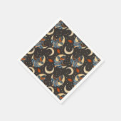 Heks, maan en planeten servet (Hoek)