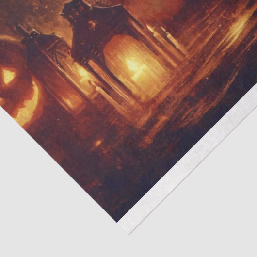 Heks Maanlicht Halloween Decoupage Tissuepapier (Detail)