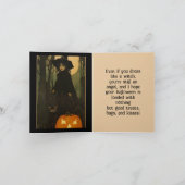 HEKS MAAR ENGEL HALLOWEEN KAART (Binnen)