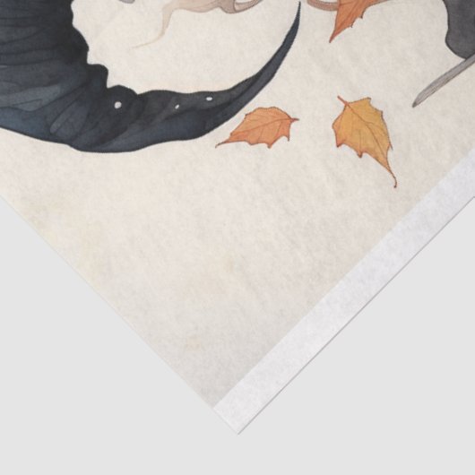 Heks Meisje 1 Halloween Decoupage Papier (Detail)