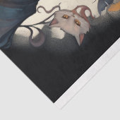 heks meisje 2 halloween decoupage papier (Detail)