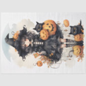 heks meisje 7 halloween decoupage papier (Voorkant)