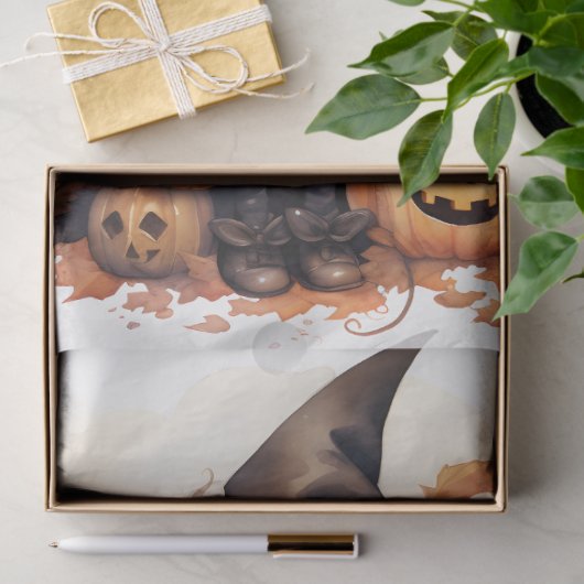 heks meisje 8 halloween decoupage papier (Geschenk)