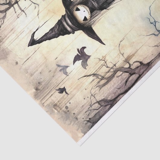 heks meisje 9 halloween decoupage papier (Detail)