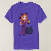  heks met Cauldron T-shirt (Design voorkant)