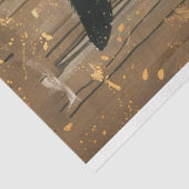 Heks met een pompoen decoupage tissuepapier (Detail)