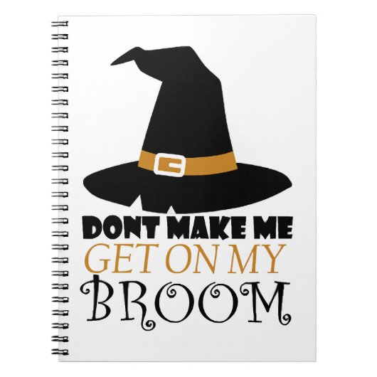 Heks met Halloween Notitieboek (Voorkant)