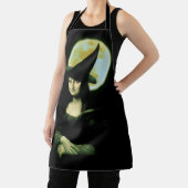 Heks Mona Lisa Halloween Vollemaan Schort (Insitu)