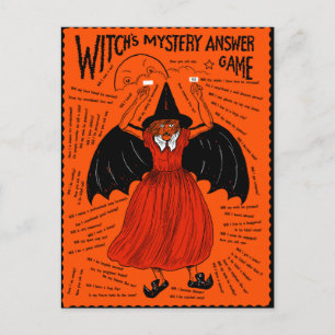  heks Mystery Answer Game Briefkaart