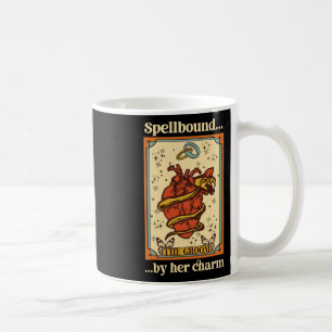 Heks Mystieke Grappige Bruid En Bruidegom Betoverd Koffiemok