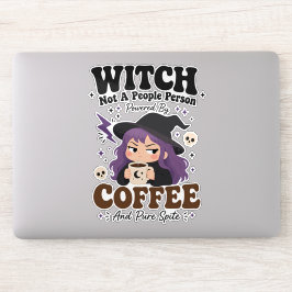 Heks Niet Een Mensenmens Coffee Spite Sticker