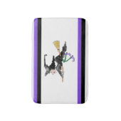 Heks op bezem badmat (Voorkant Verticaal)