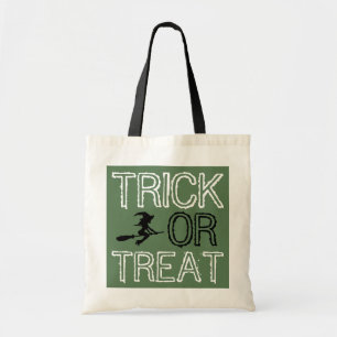 Heks op bezemsteel, Halloween Tote Bag