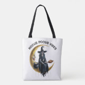 Heks op de maan tote bag (Achterkant)
