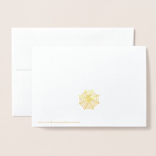 HEKS OP EEN BEZEM HAPPY HALLOWEEN ECHTE FOLIE KAAR FOLIE KAARTEN (Met envelop)