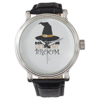 Heks op Halloween Horloge